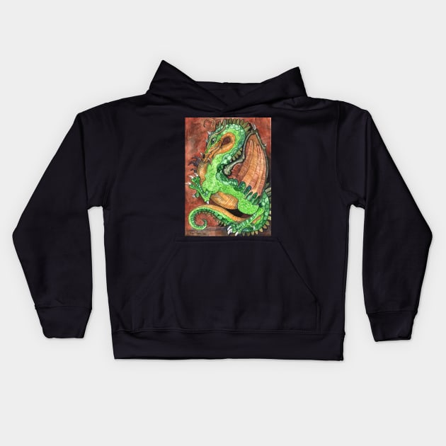 Gorbash from Flight of Dragons Kids Hoodie by Shadowind